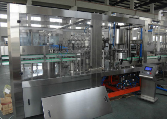 چین بطری شیشه ای خط تولید نوشیدنی، دستگاه تولید آب میوه / خط ISO مشخص شده است تامین کننده