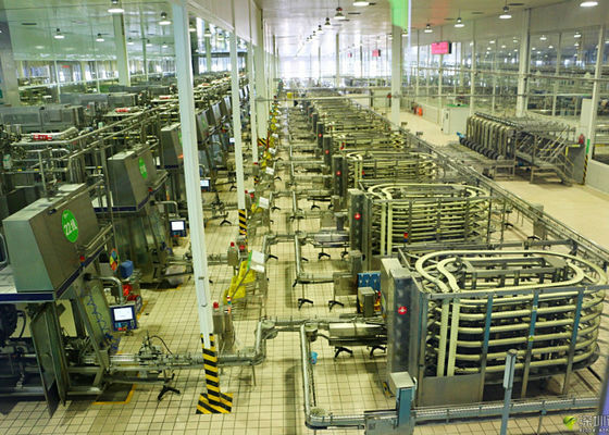 چین آجر اتوماتیک - شکل تولید لبنیات بسته بندی شده برای شیر خالص / بازسازی شده تامین کننده
