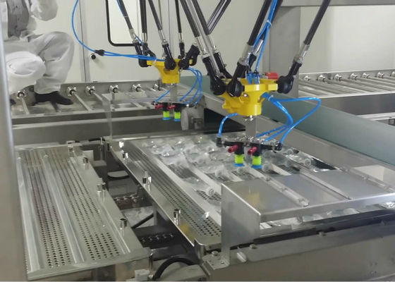 چین پزشکی / اتوماسیون دارویی سیستم های بسته بندی روباتیک پایداری عالی تامین کننده